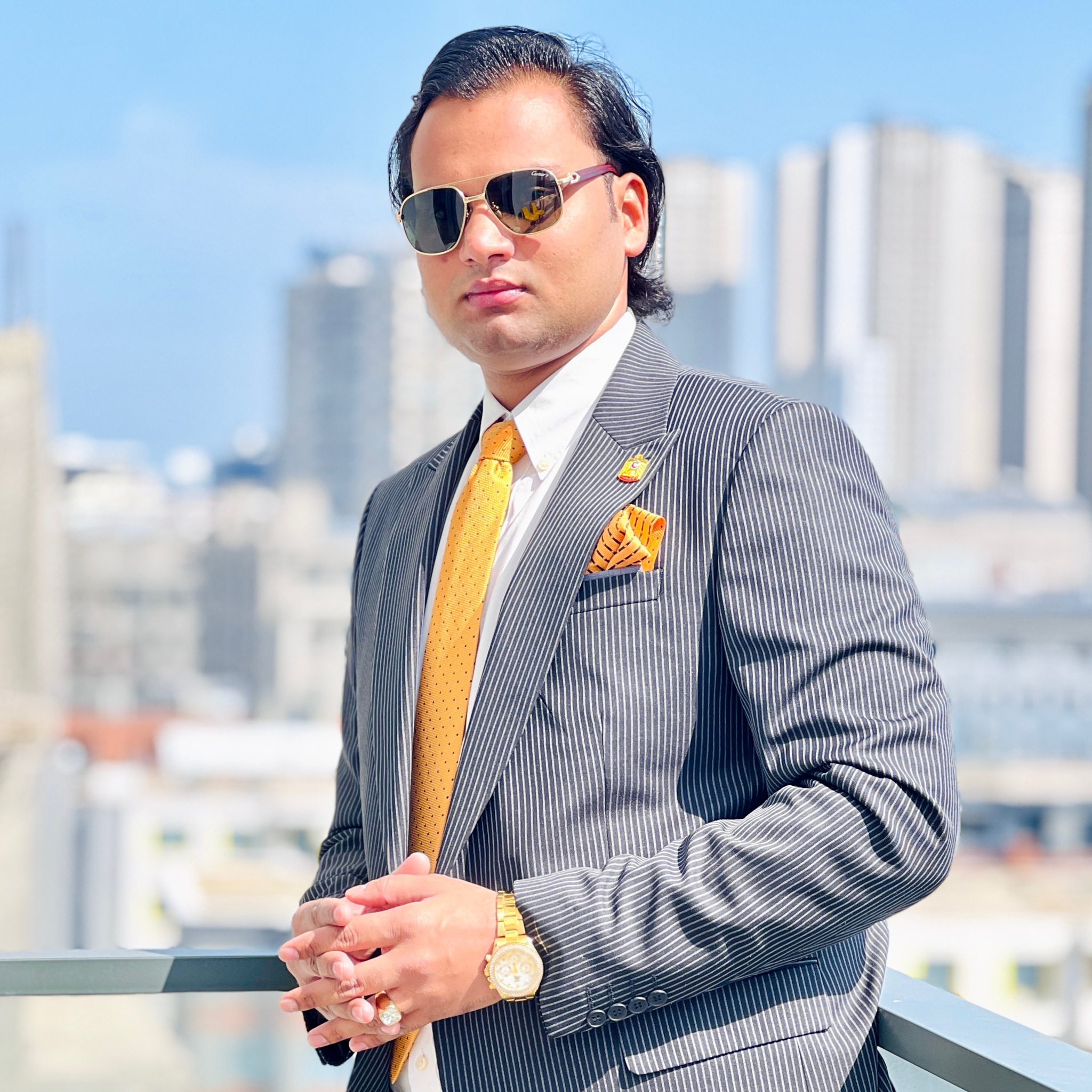 Rashed Shaikh - With Michael Pezua, President of United... | Facebook
