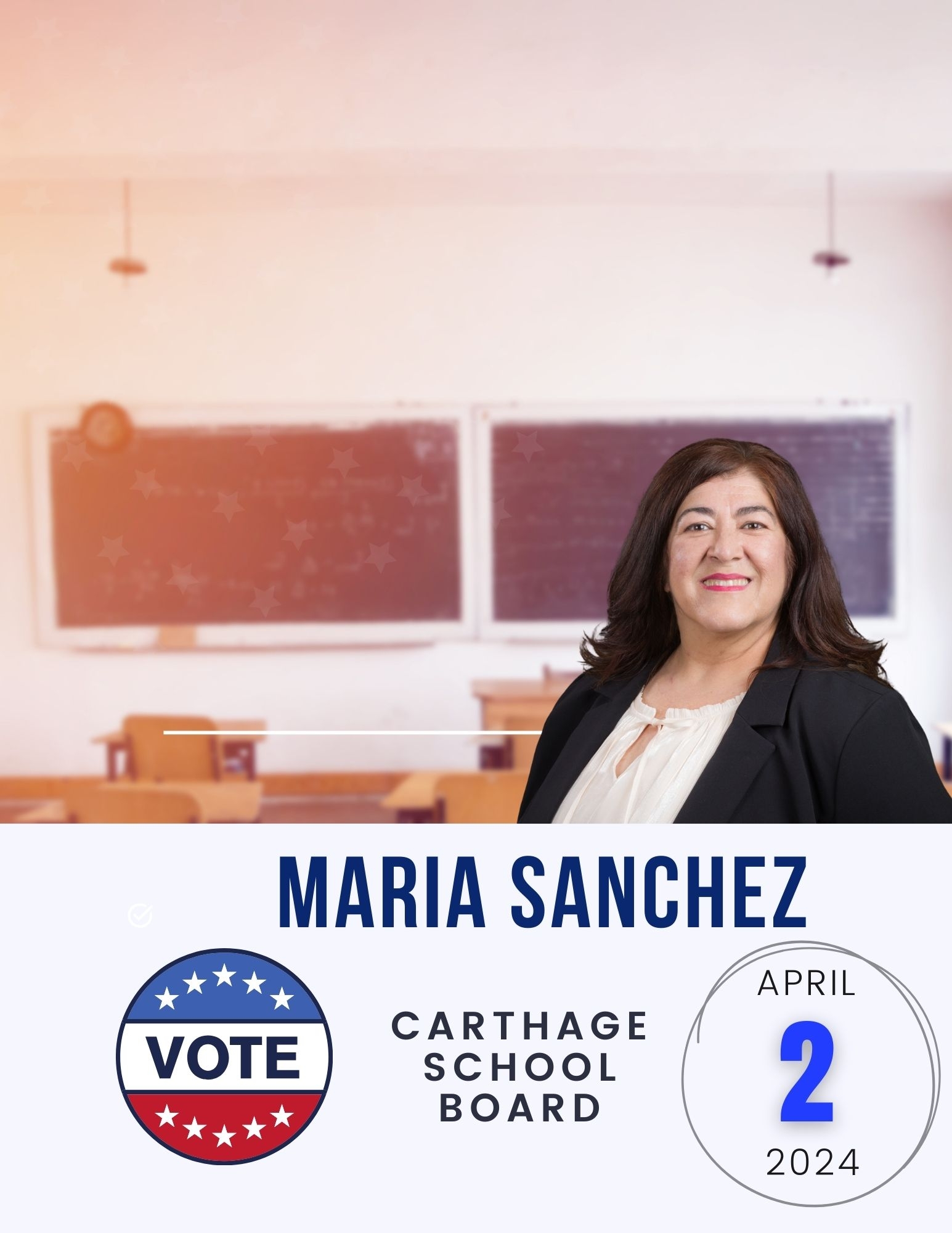 Maria Sanchez 4 Carthage School Board