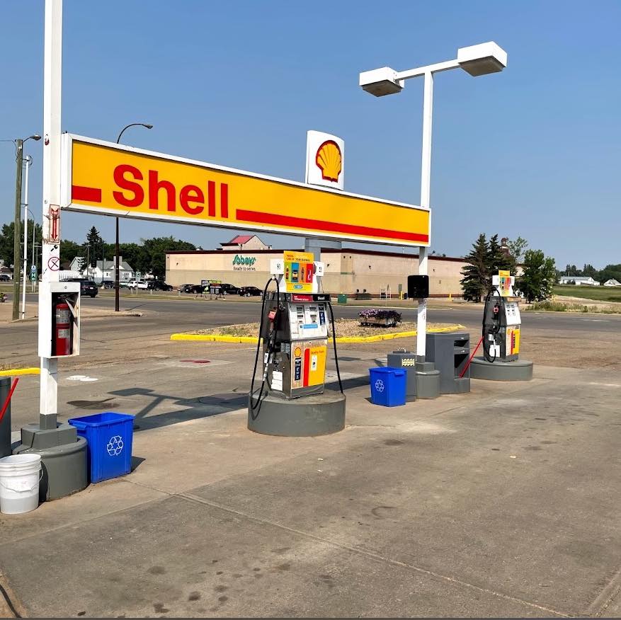 Shell gas station Stettler | Stettler AB