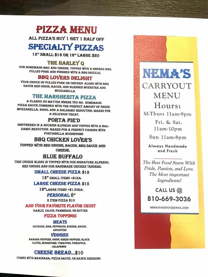 Nema’s | Capac MI