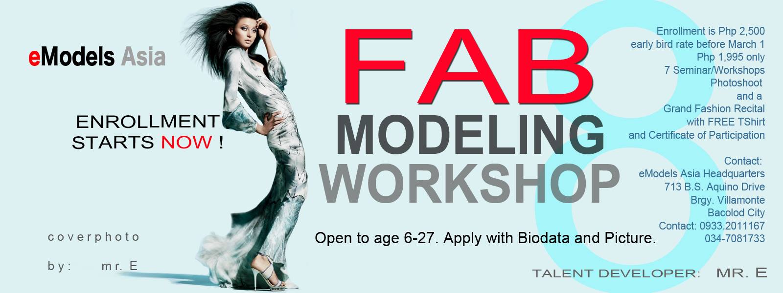 eModels - Orientation will be this March 3, 5pm @ HQ | Facebook