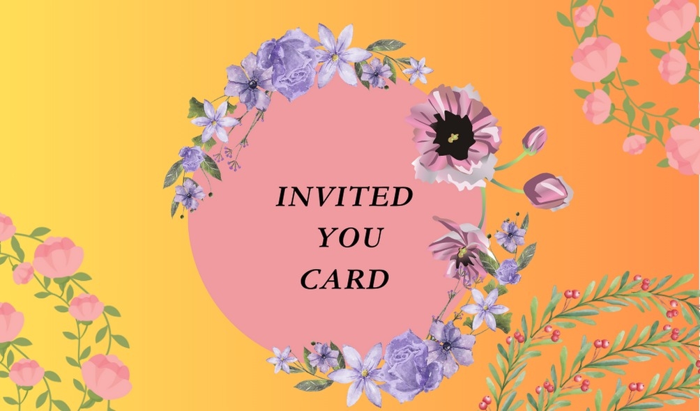 invited you card