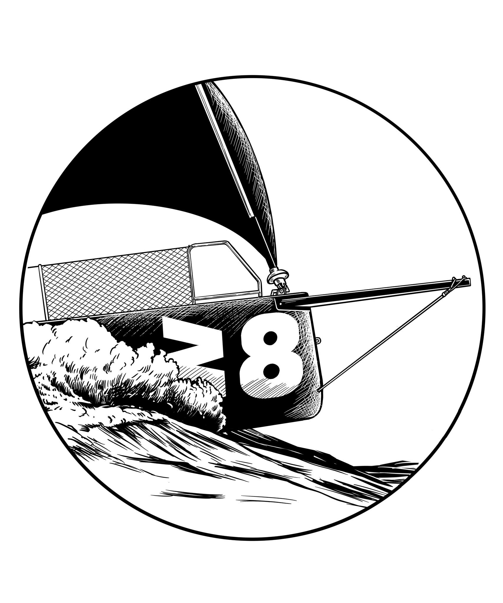 20 knots boat speed in 30 knots wind gust down the mistral swell ...