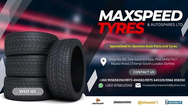 MaxSpeed Tyres & AutoSpares LTD | Lusaka