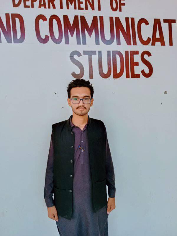 Journalist Hassnain Zamir Sahito