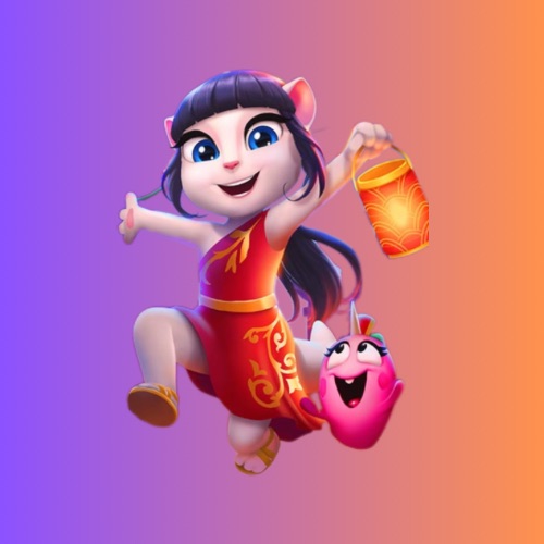 Rumi in My Talking angela 2 #rumikpopdemonhunters #fbviralpost2025シ ...