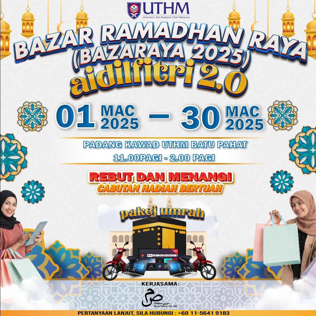BAZAR MEGA RAYA UTHM | Parit Raja
