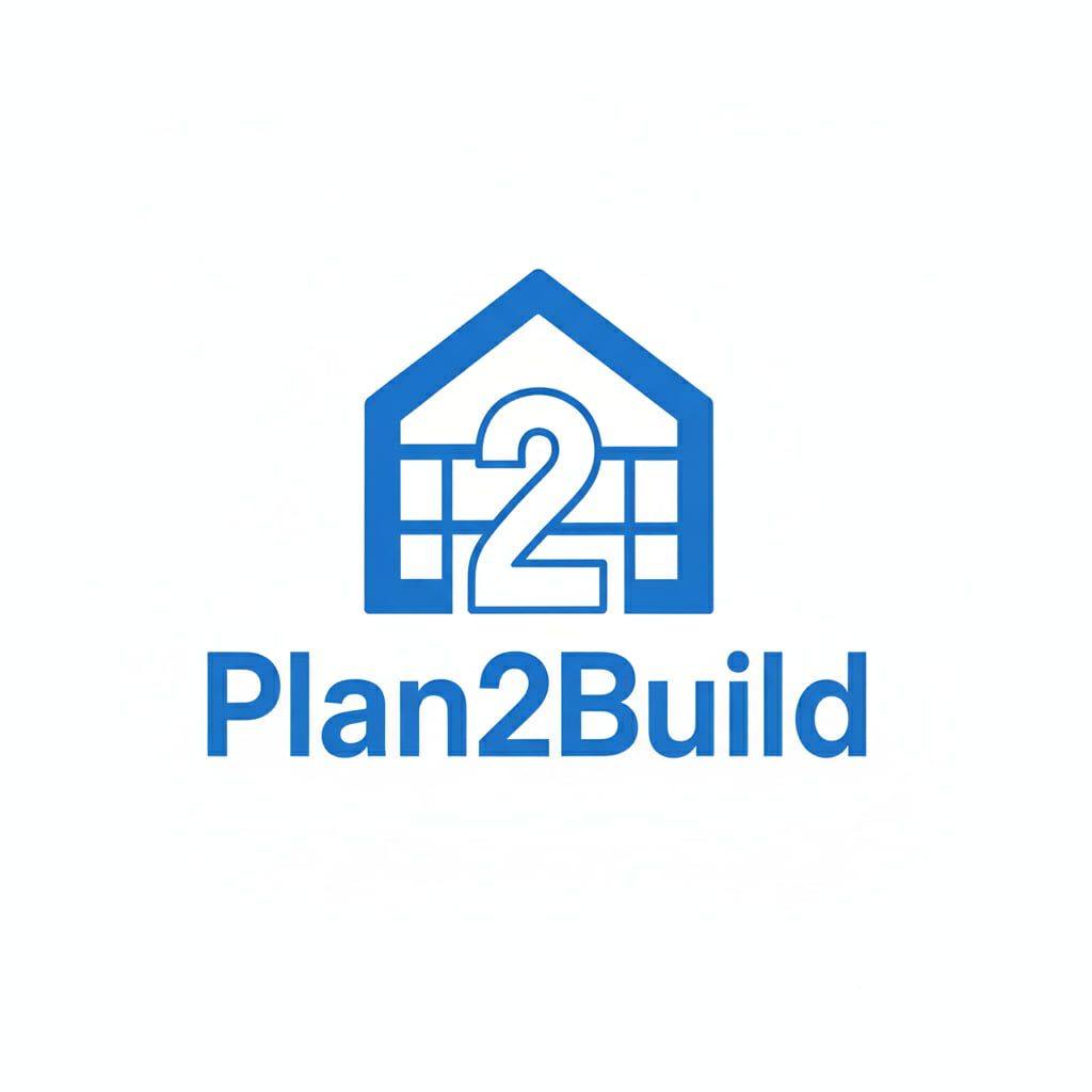 Plan2Build - Framing stage magic in the forest 🌲🔨🏠 This photo shows a ...
