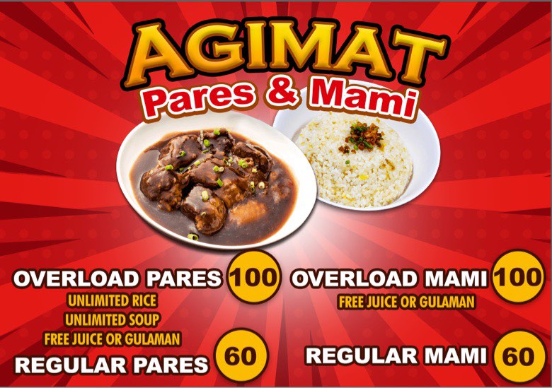 Agimat Overload Pares, Mami & Lugaw