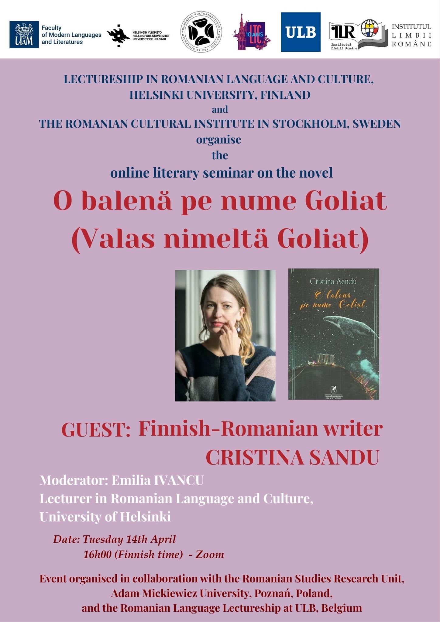 On the occasion of the National Day of Romania, the Lectureship in ...