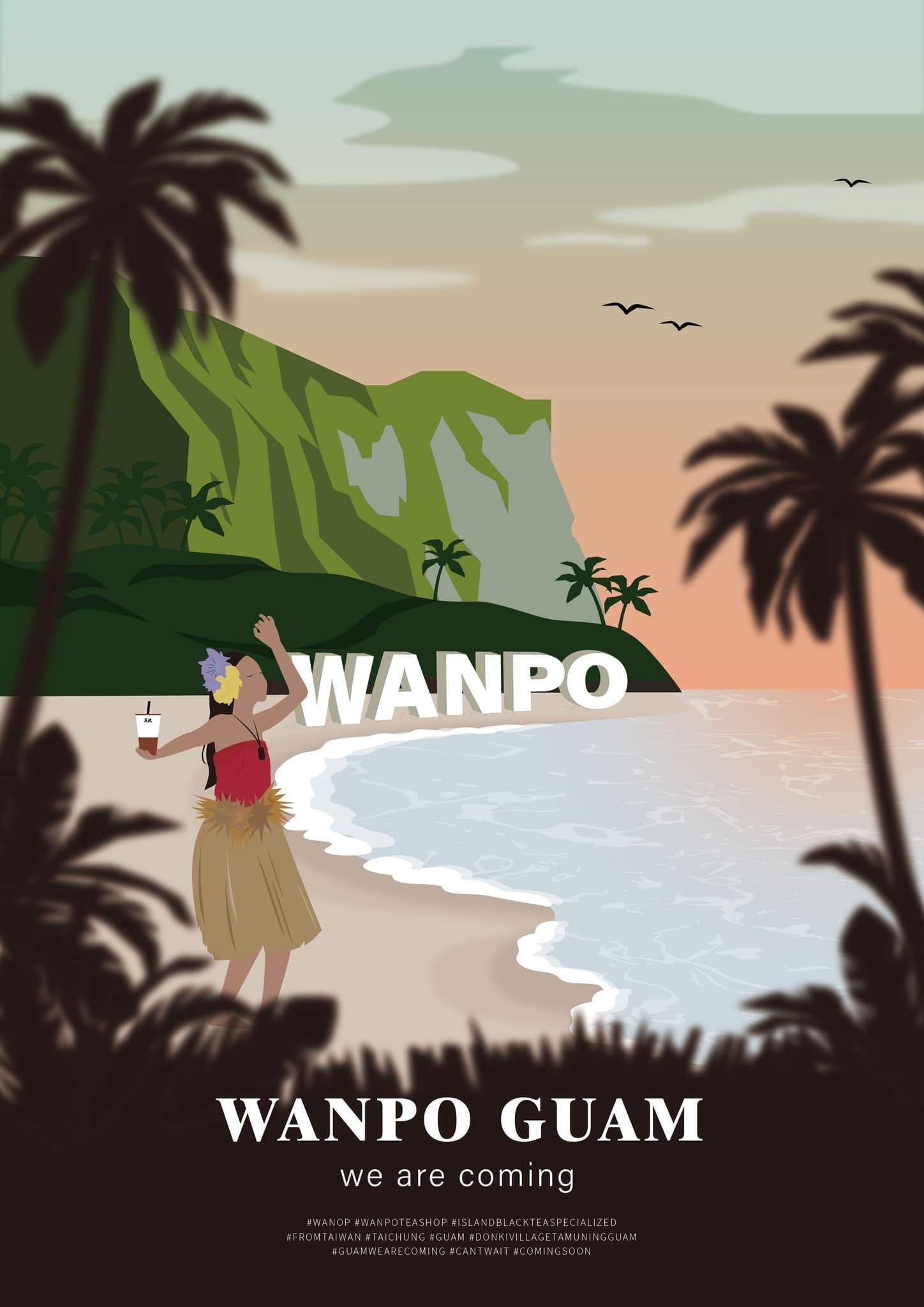 Wanpo Tea Shop - Guam 萬波島嶼紅茶