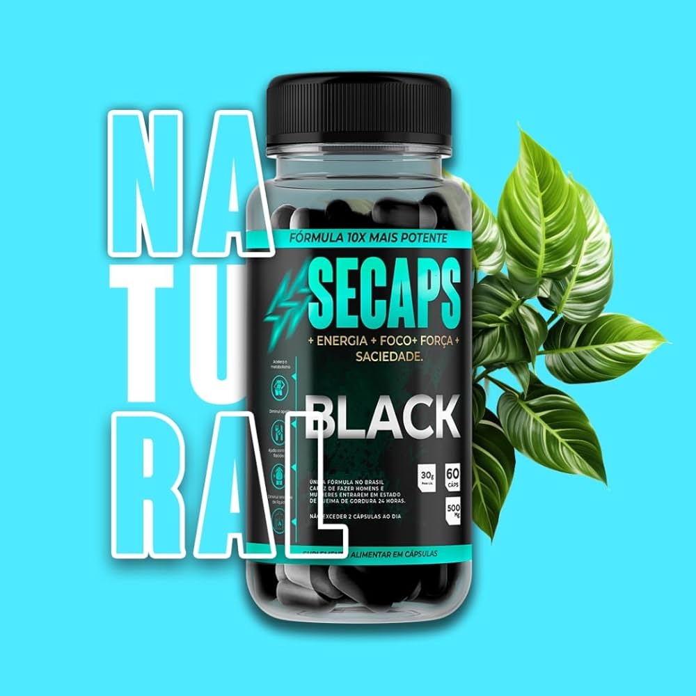 Vida saudável com Secaps BLACK