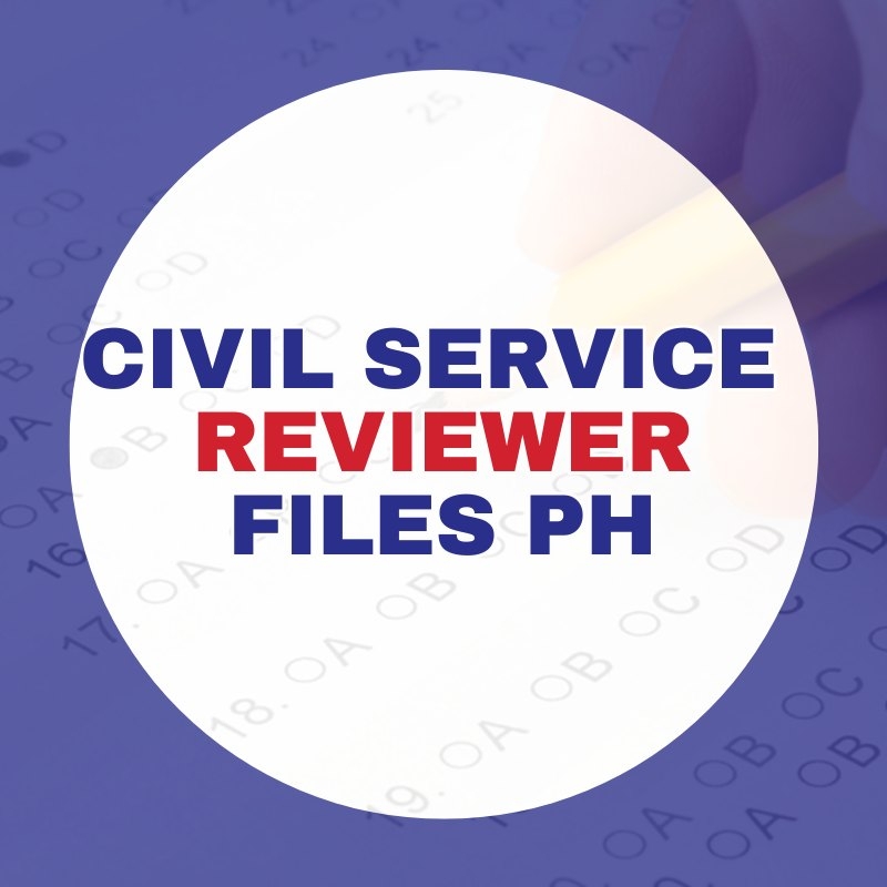 Civil Service Reviewer Files PH | Manila