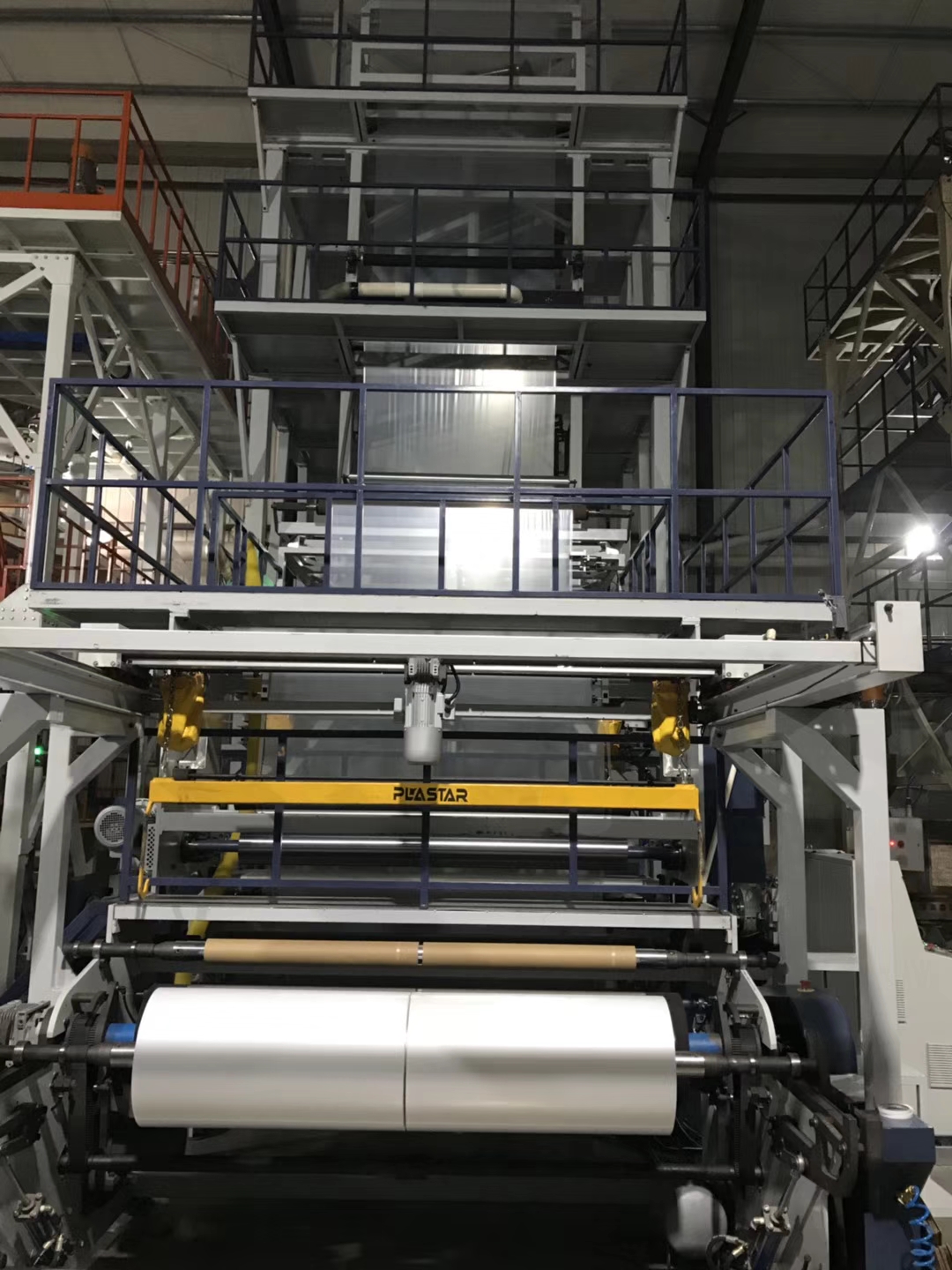 3 layer 1800mm HDPE film blowing machine with IBC | Alex Chen | Facebook