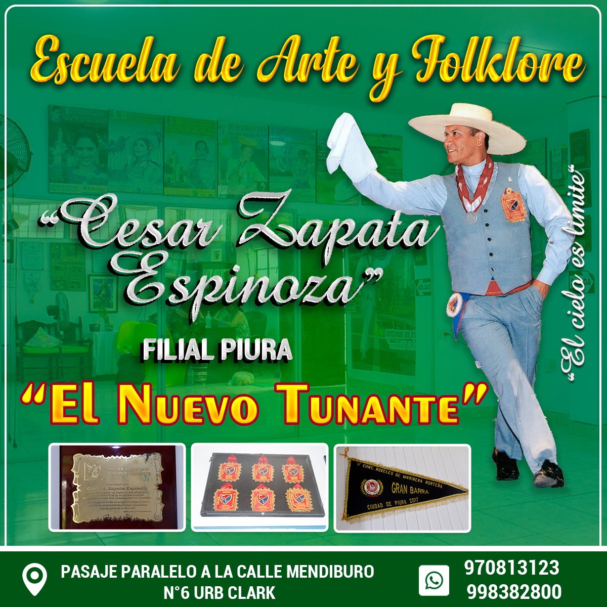 Escuela de Danzas César Zapata Espinoza El Nuevo Tunate | Piura