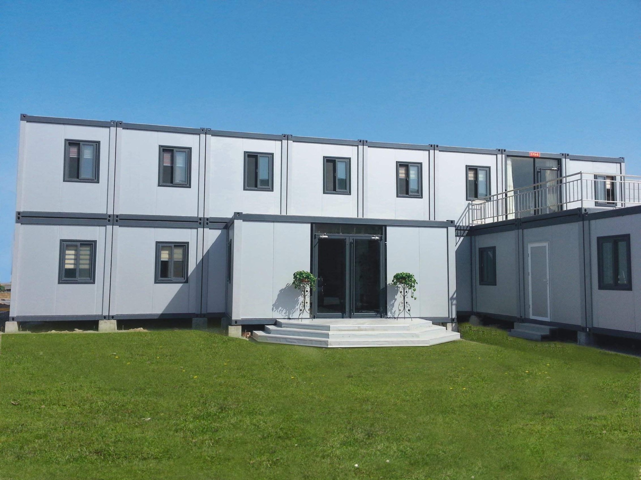 **From Modular Units to Modern Offices! 🏢 ** Another modular office ...