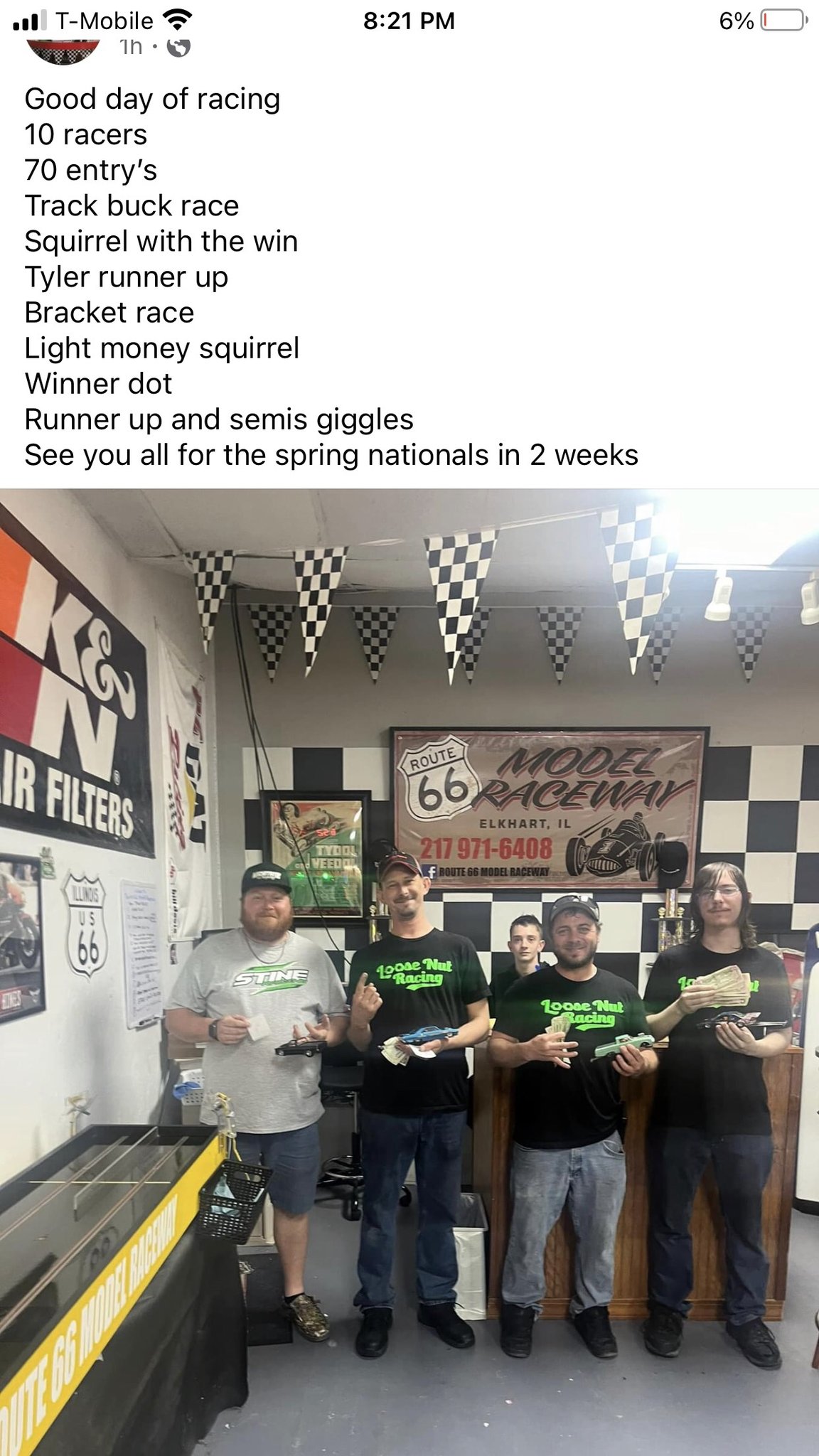 Loose nut racing