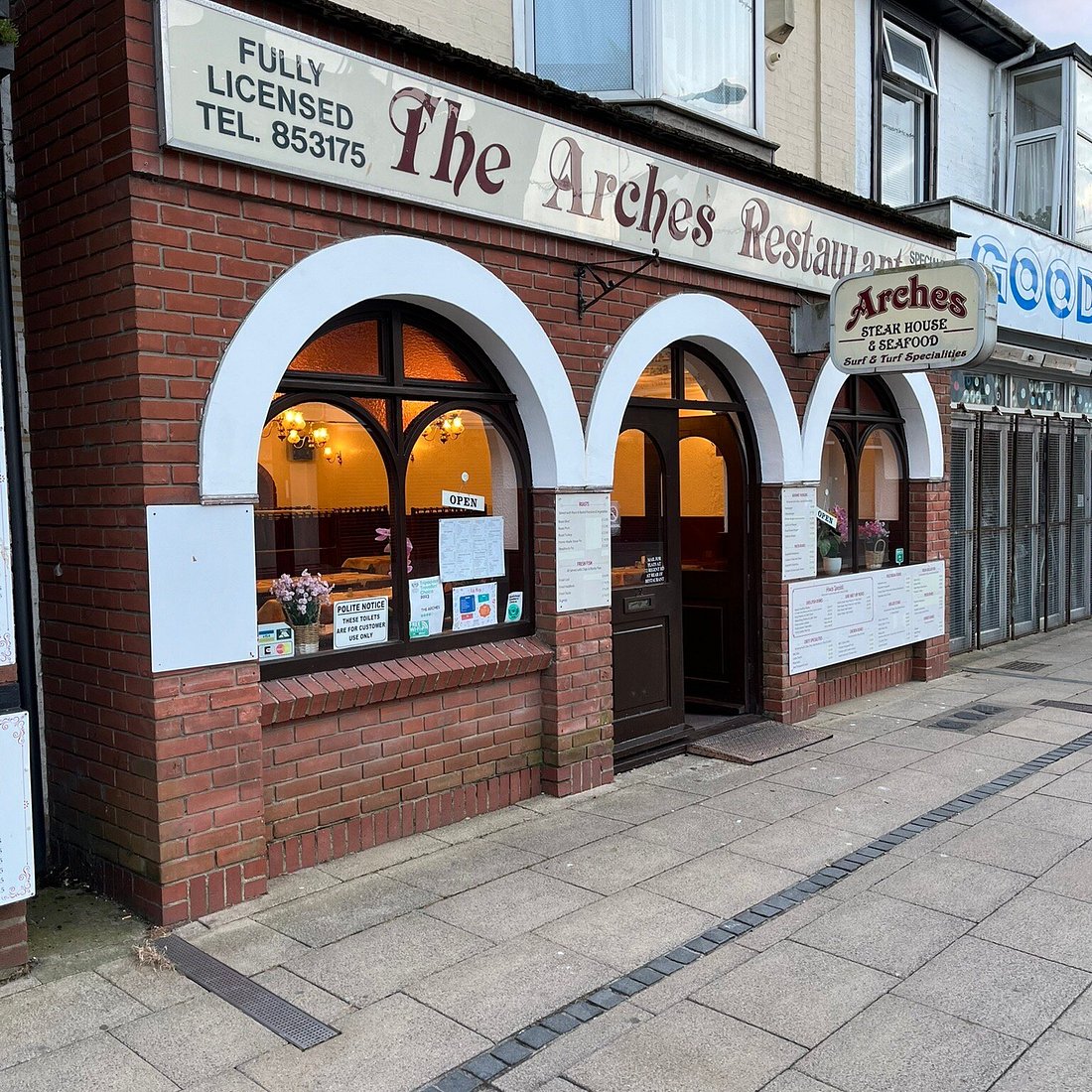 Arches Restaurant & coffee shop | Great Yarmouth