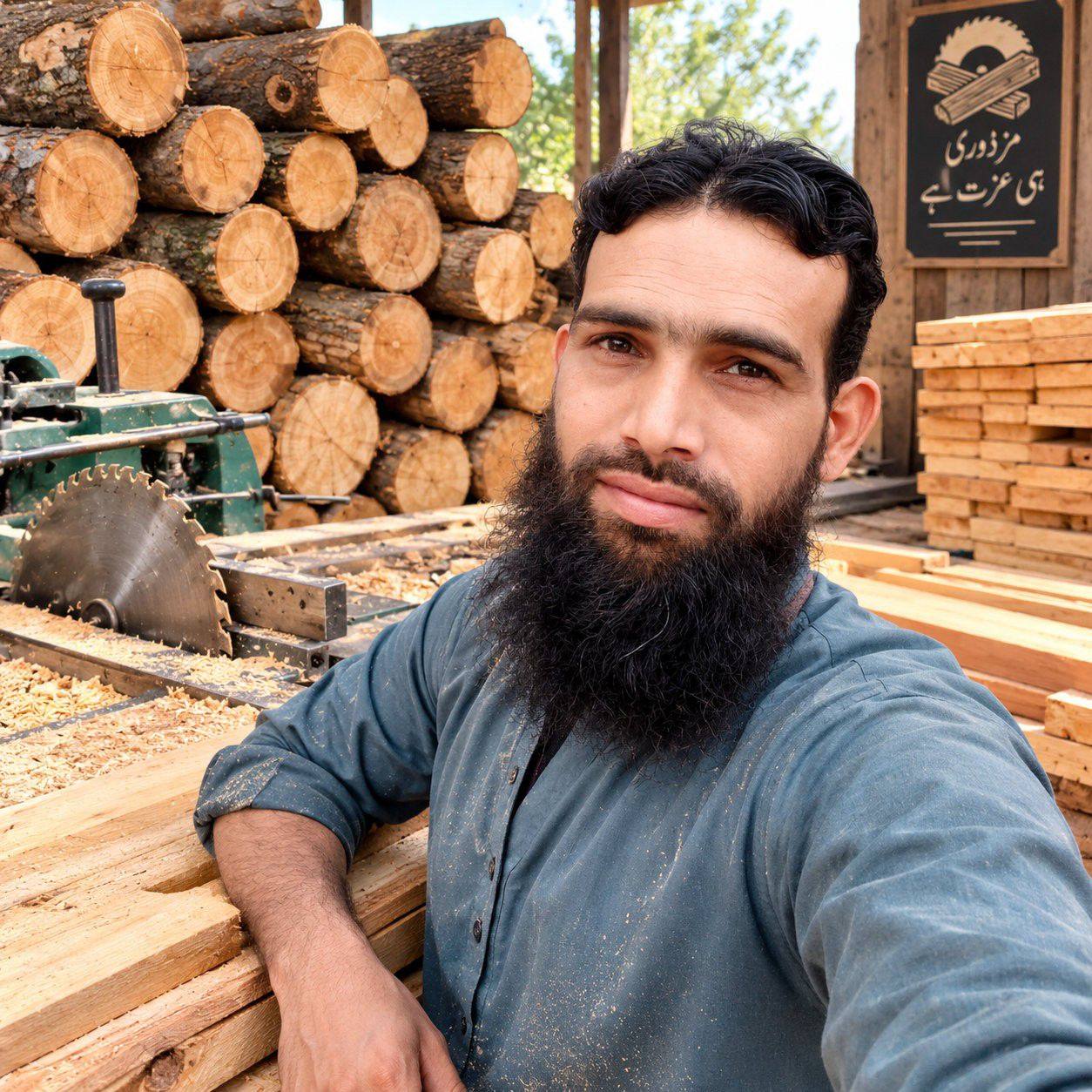 Wood cutting skills #woodcarving #woodart | Ride With Immi