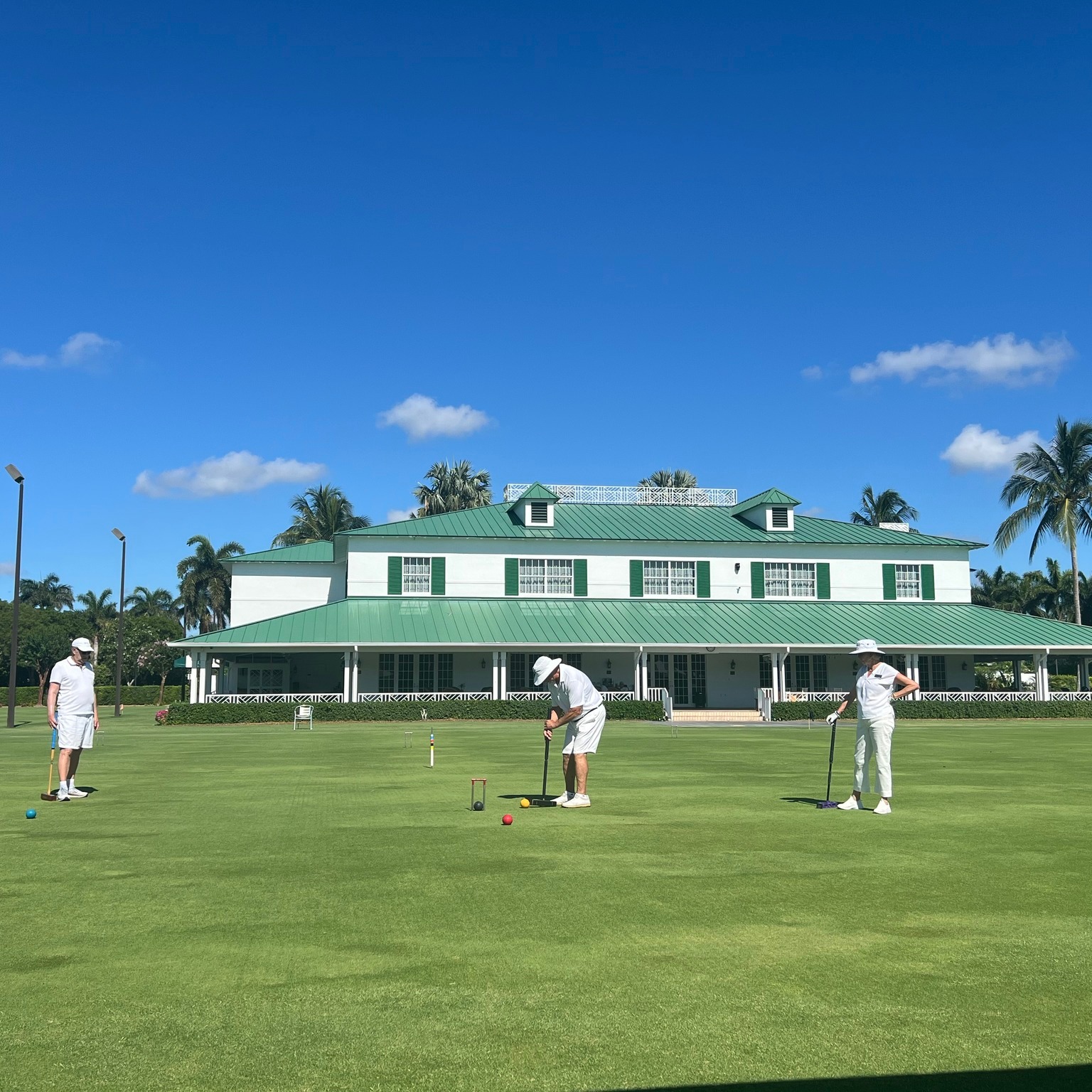 Look who showed up today to play…. - National Croquet Club | Facebook