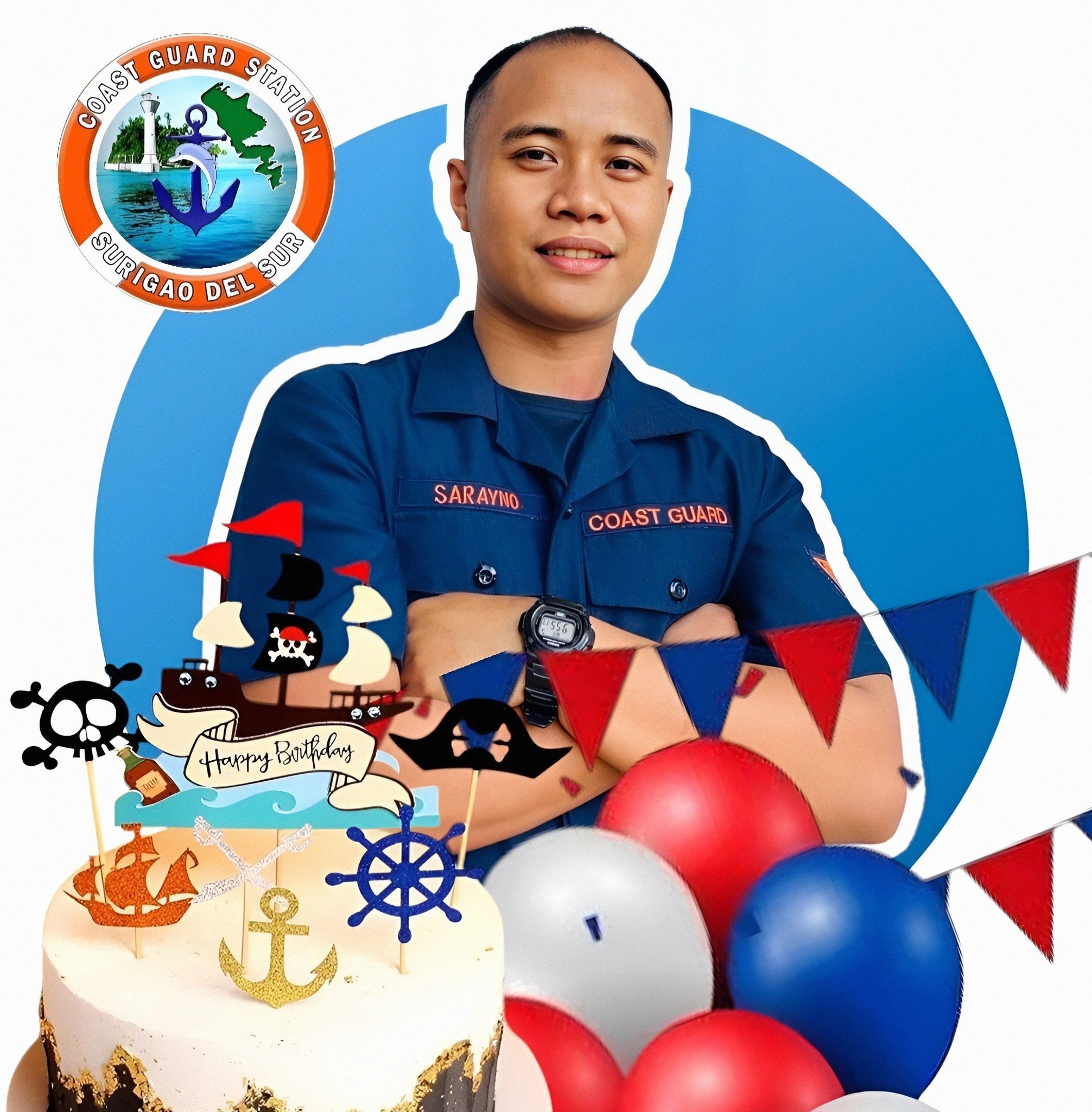 Coast - 𝐇𝐀𝐏𝐏𝐘 𝐁𝐈𝐑𝐓𝐇𝐃𝐀𝐘, 𝐀𝐒𝐍 𝐒𝐀𝐑𝐀𝐘𝐍𝐎! 🎉🎂⚓ Coast Guard Station Surigao ...