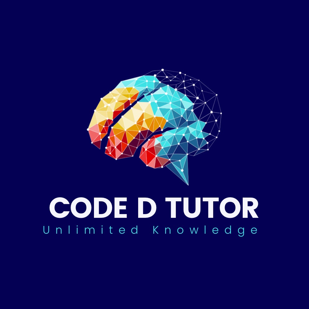 Code D Tutor ศูนย์รวมความเป็นเลิศด้านวิชาการ