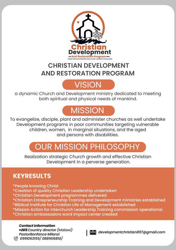 Christian Development and Restoration Ministries | Lilongwe