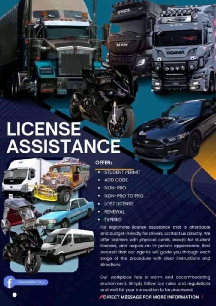 Drivers license asistance - RCC | Caloocan