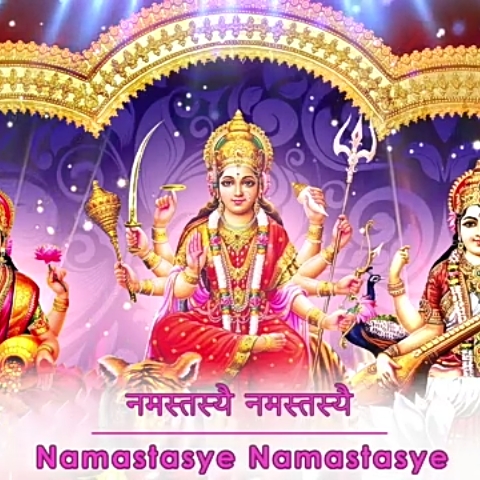 सरस्वती, महालक्ष्मी तीनों का है तू प्यारी 🙏 #JaiMataDi #Mahalakshmi # ...
