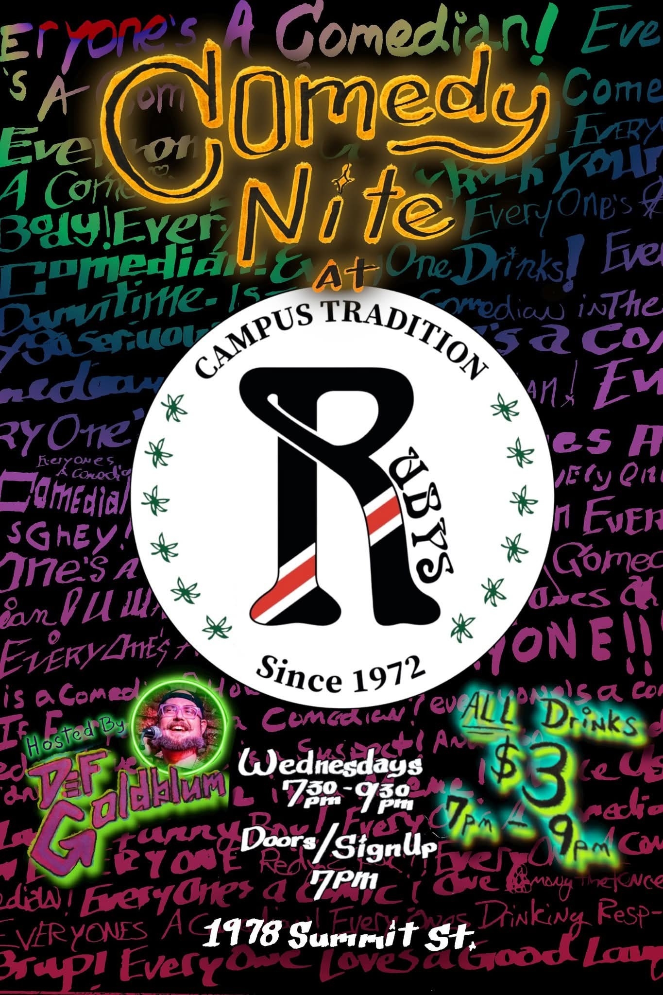 Ruby's Comedy Nite Open Mic