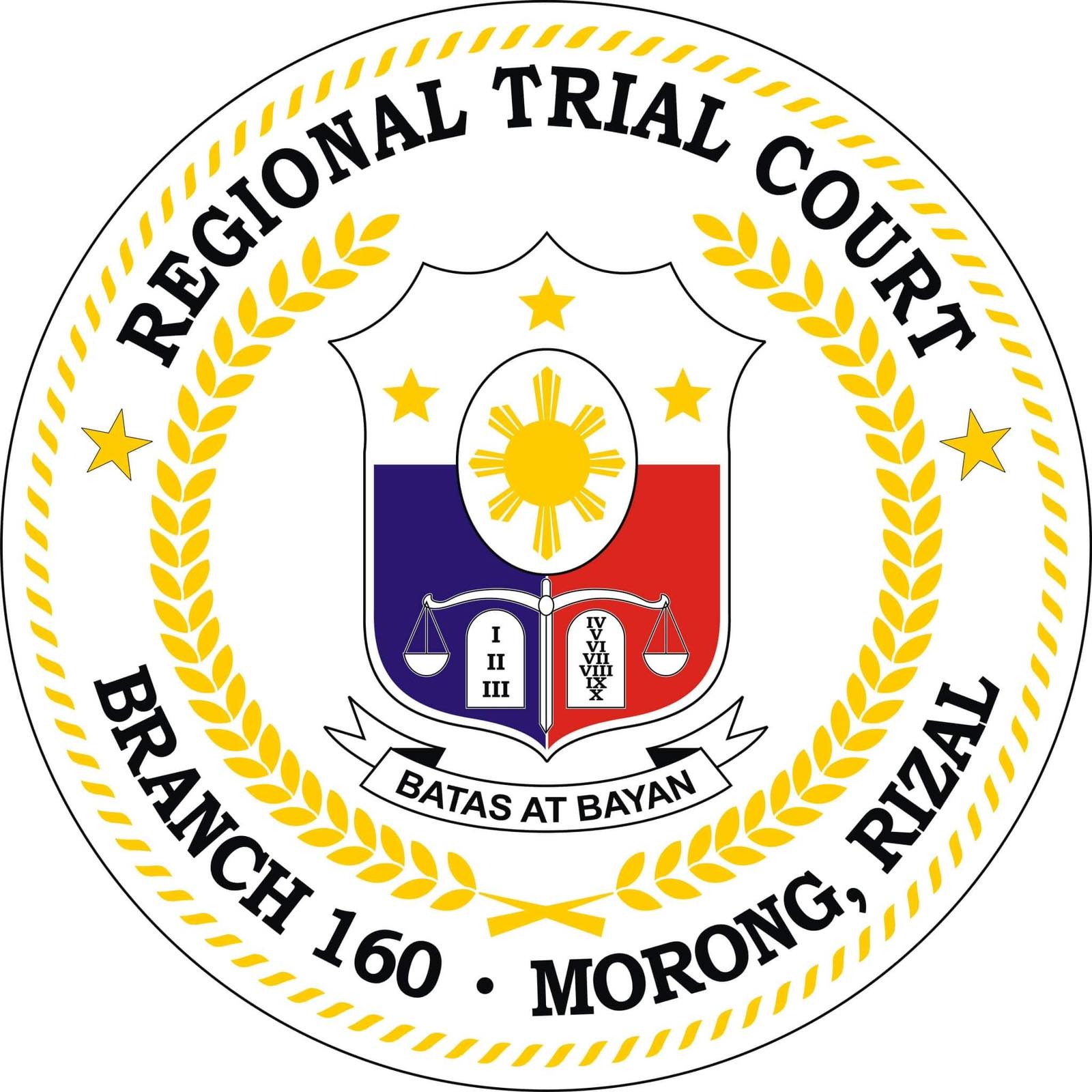 RTC Branch 160, Morong, Rizal