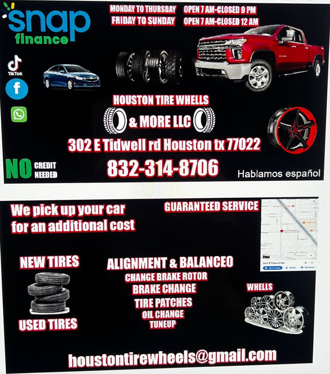 Houston Tire wheels & More LLC | Houston TX
