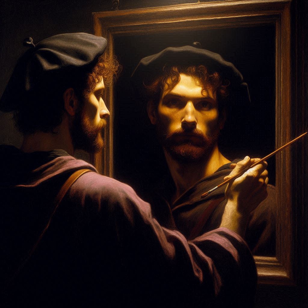 AI-Generated Caravaggio's Masterpieces
