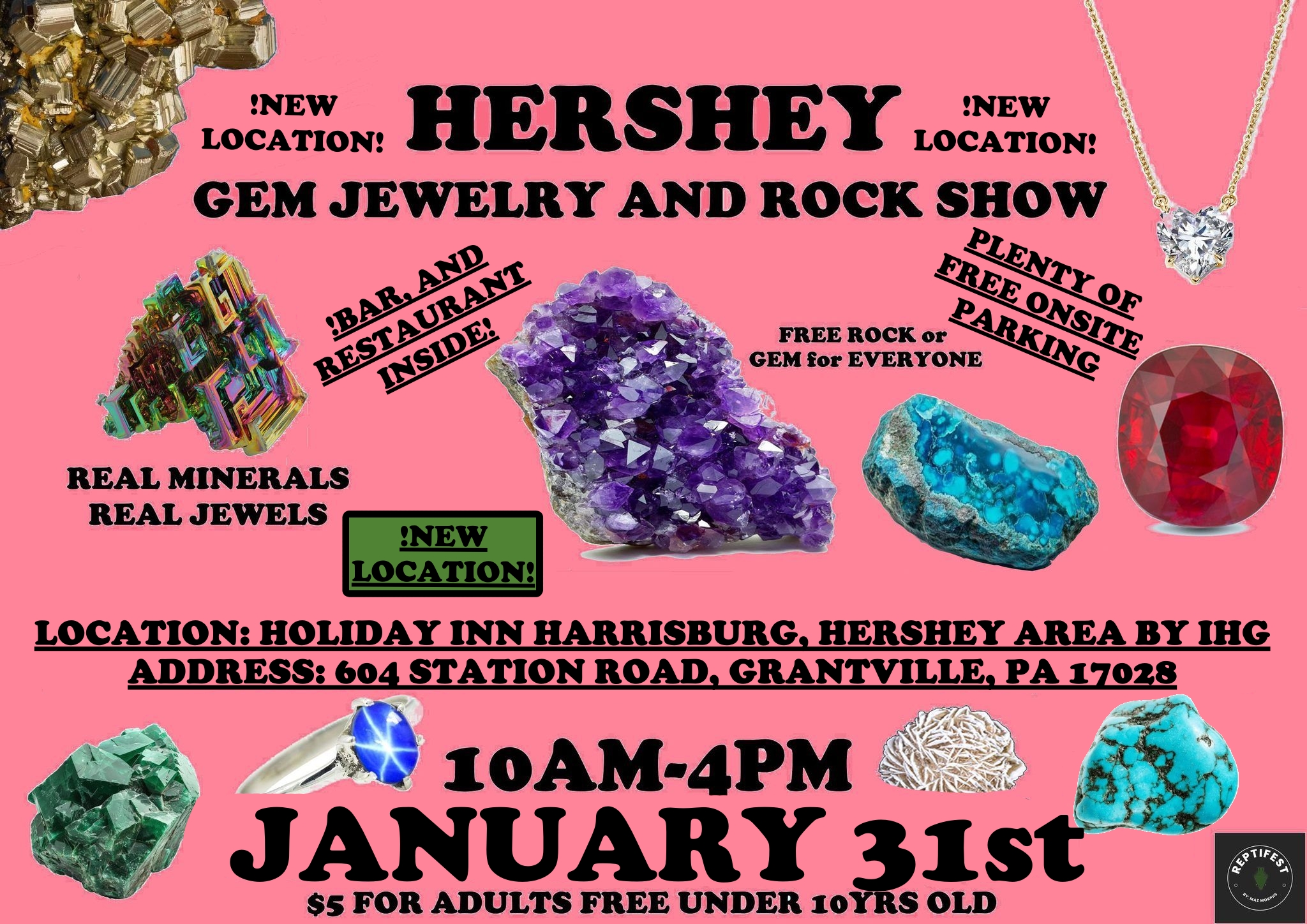 Hershey Gem, Jewelry, and Rock Show | Grantville PA