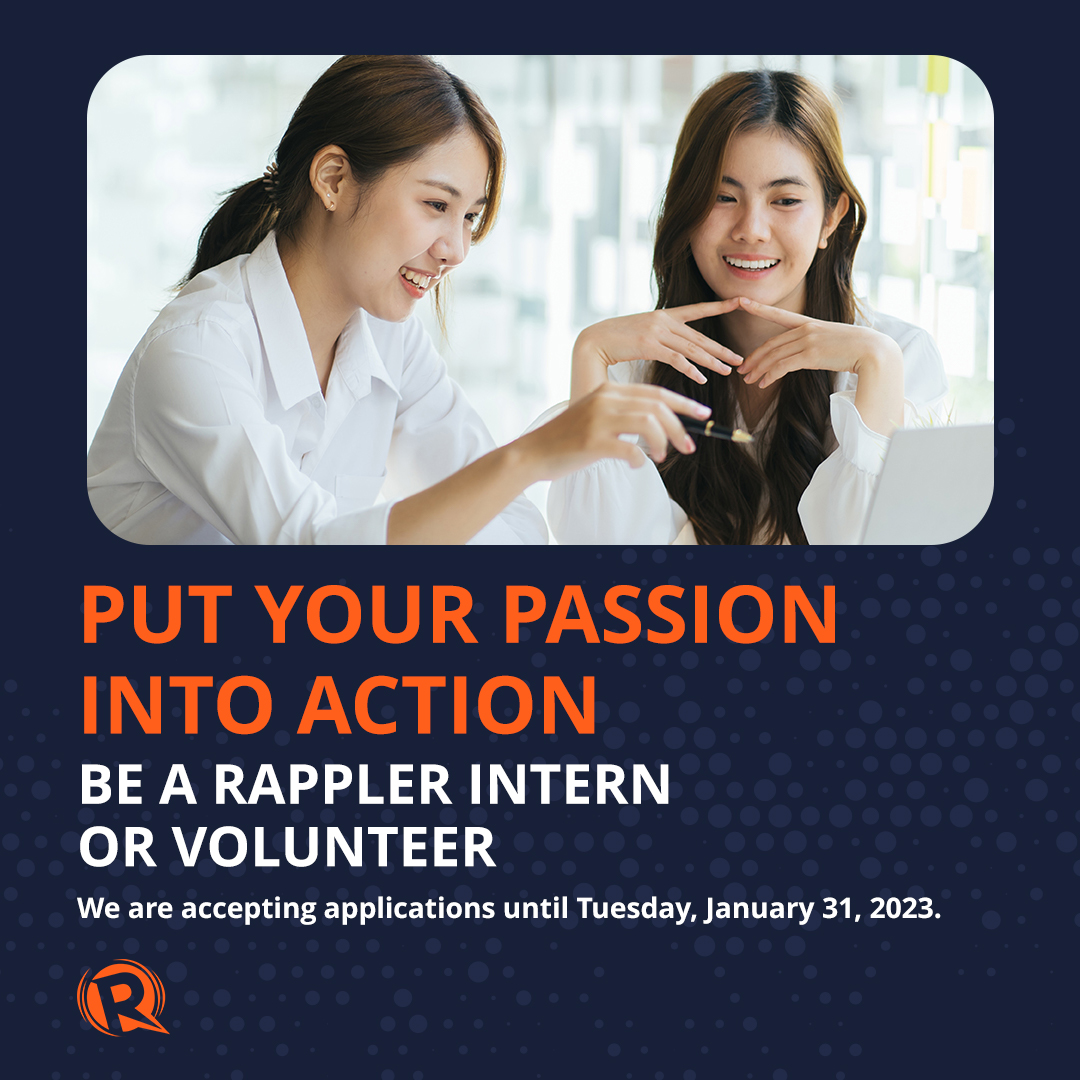 Rappler - Rappler is looking for hardworking, committed,... | Facebook