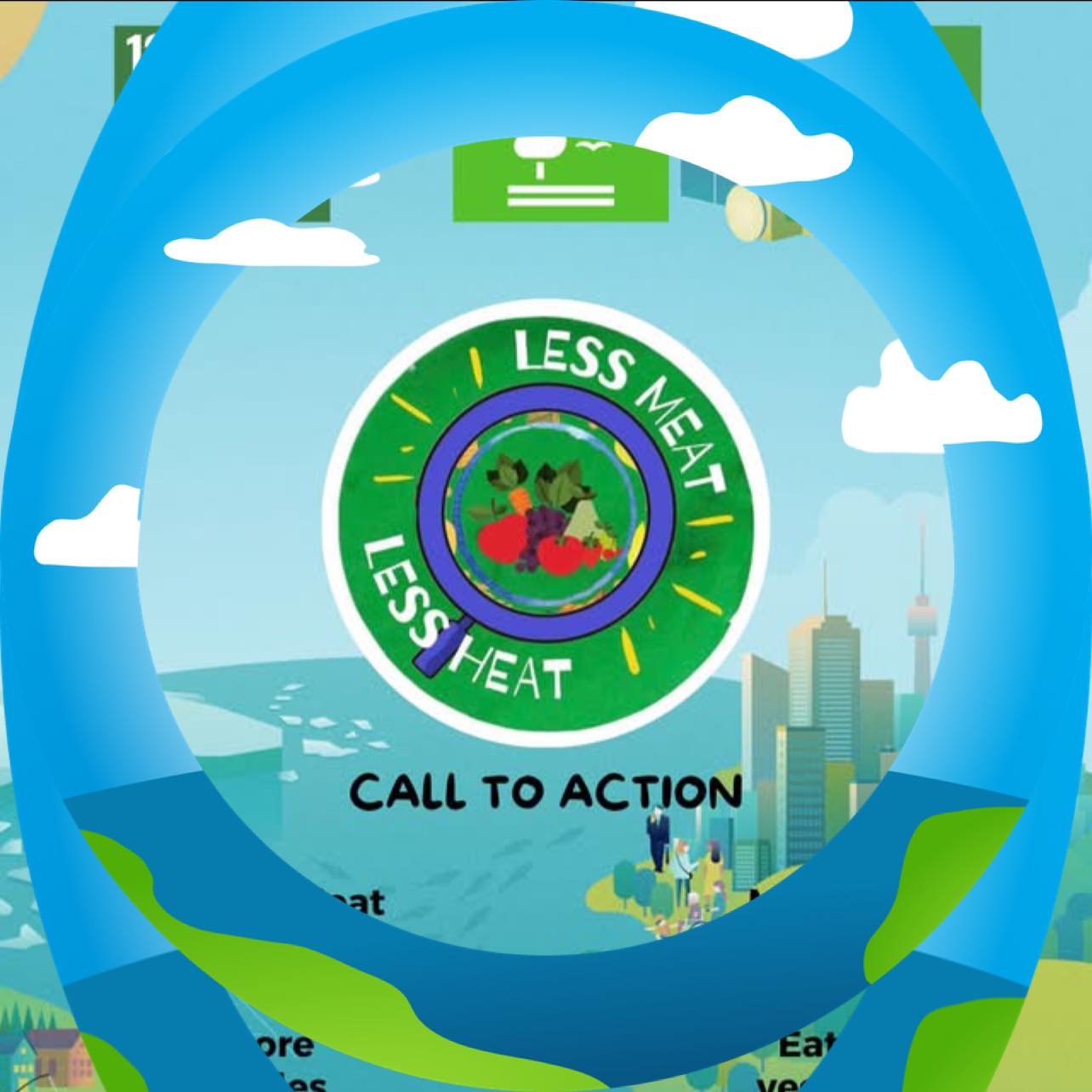 Less Meat, Less Heat Campaign | Lucena