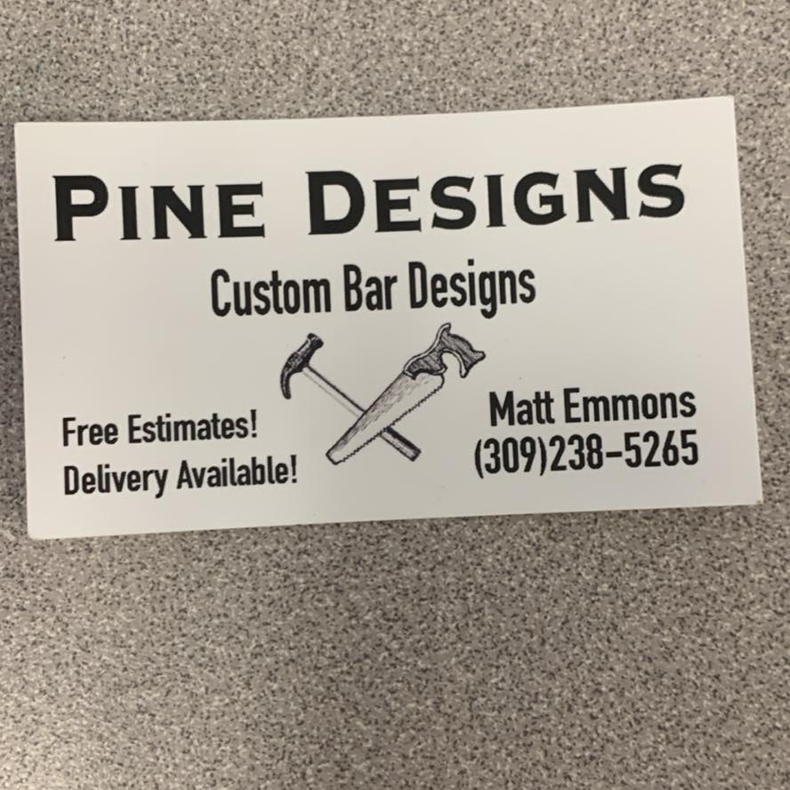 Pine Designs Custom Bars and woodworking | Peoria IL