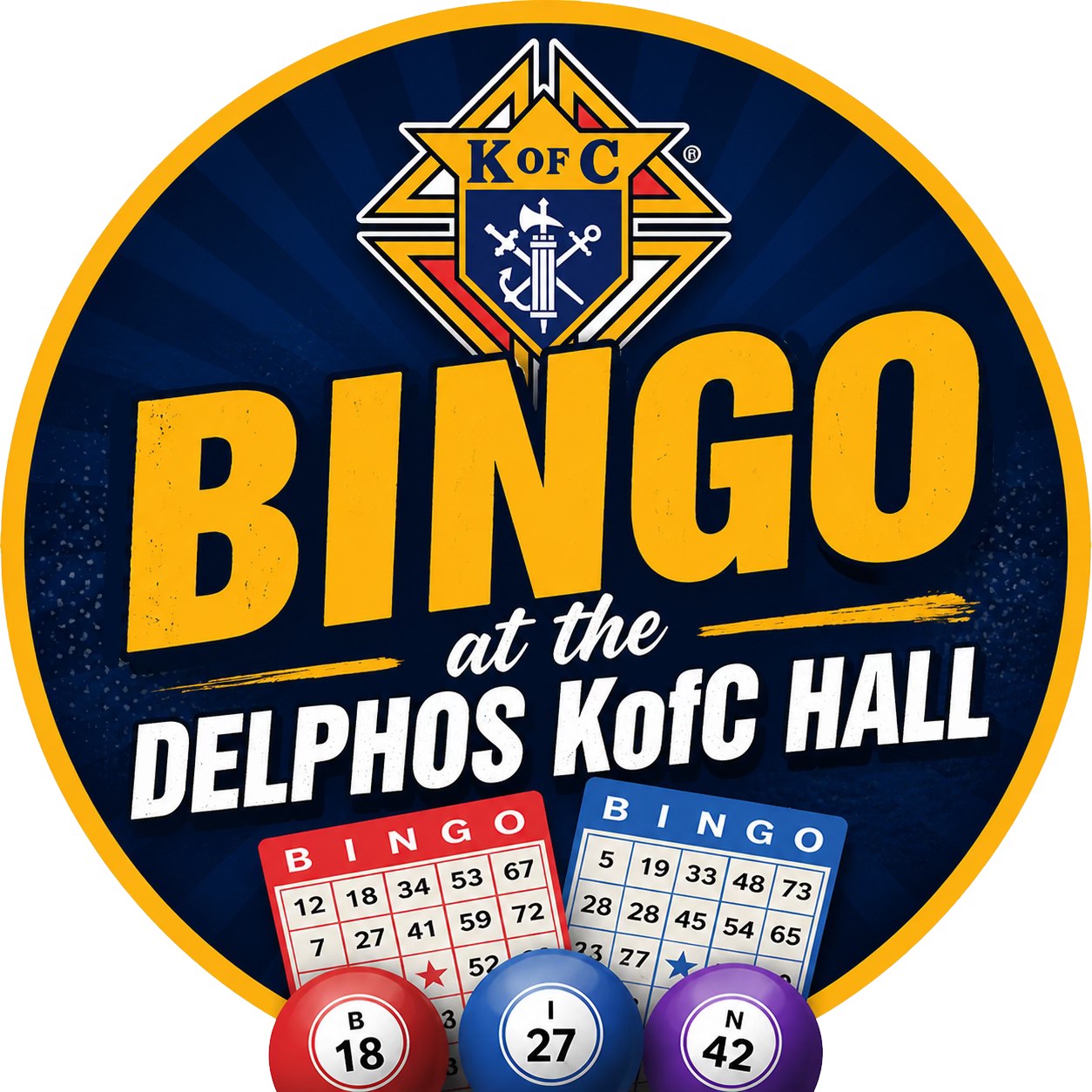BINGO at the Delphos KofC Hall | Delphos OH
