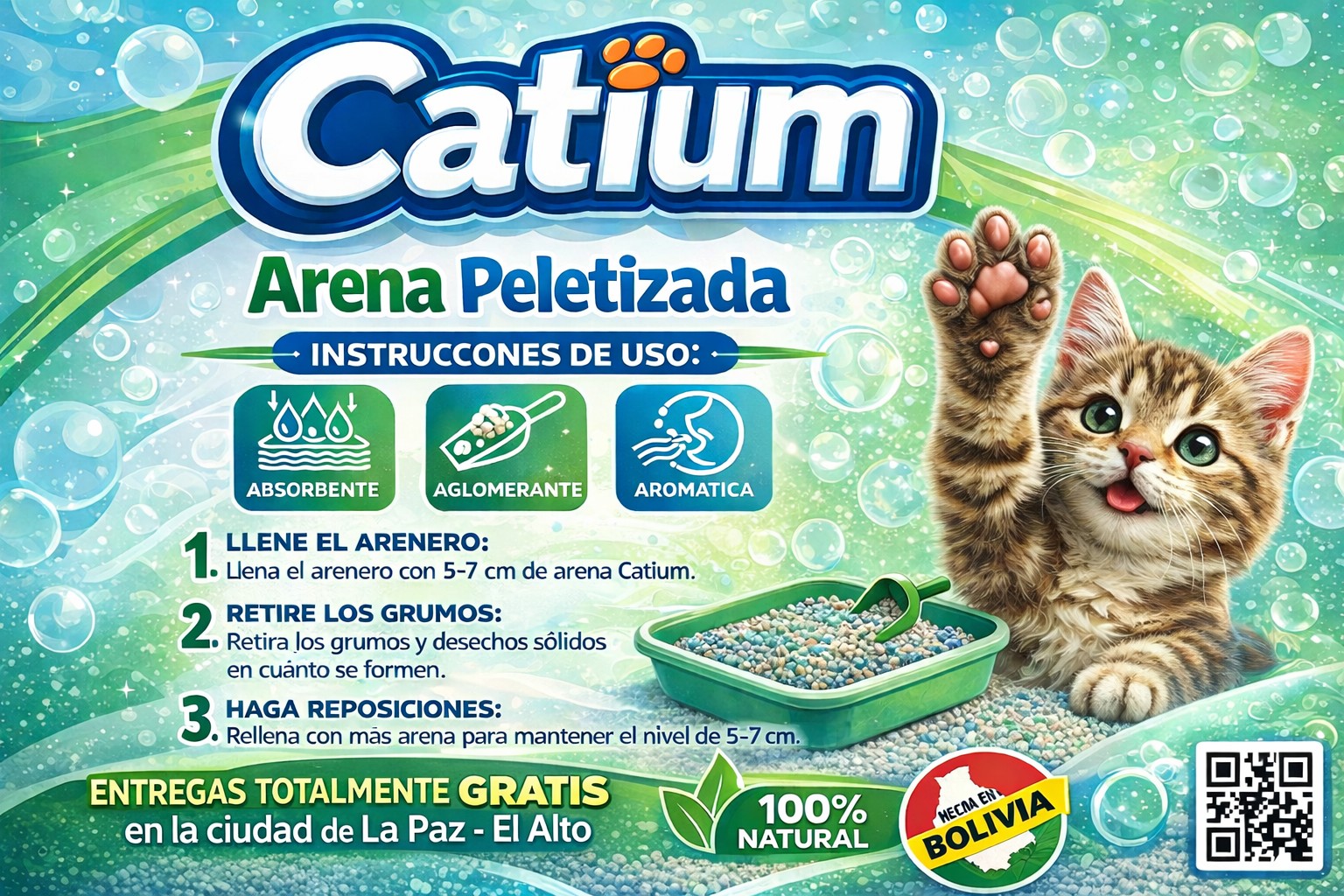 🐱 ¡LLEGÓ CATIUM! ARENA SANITARIA PREMIUM PARA TU GATITO 🐾 Gran ...