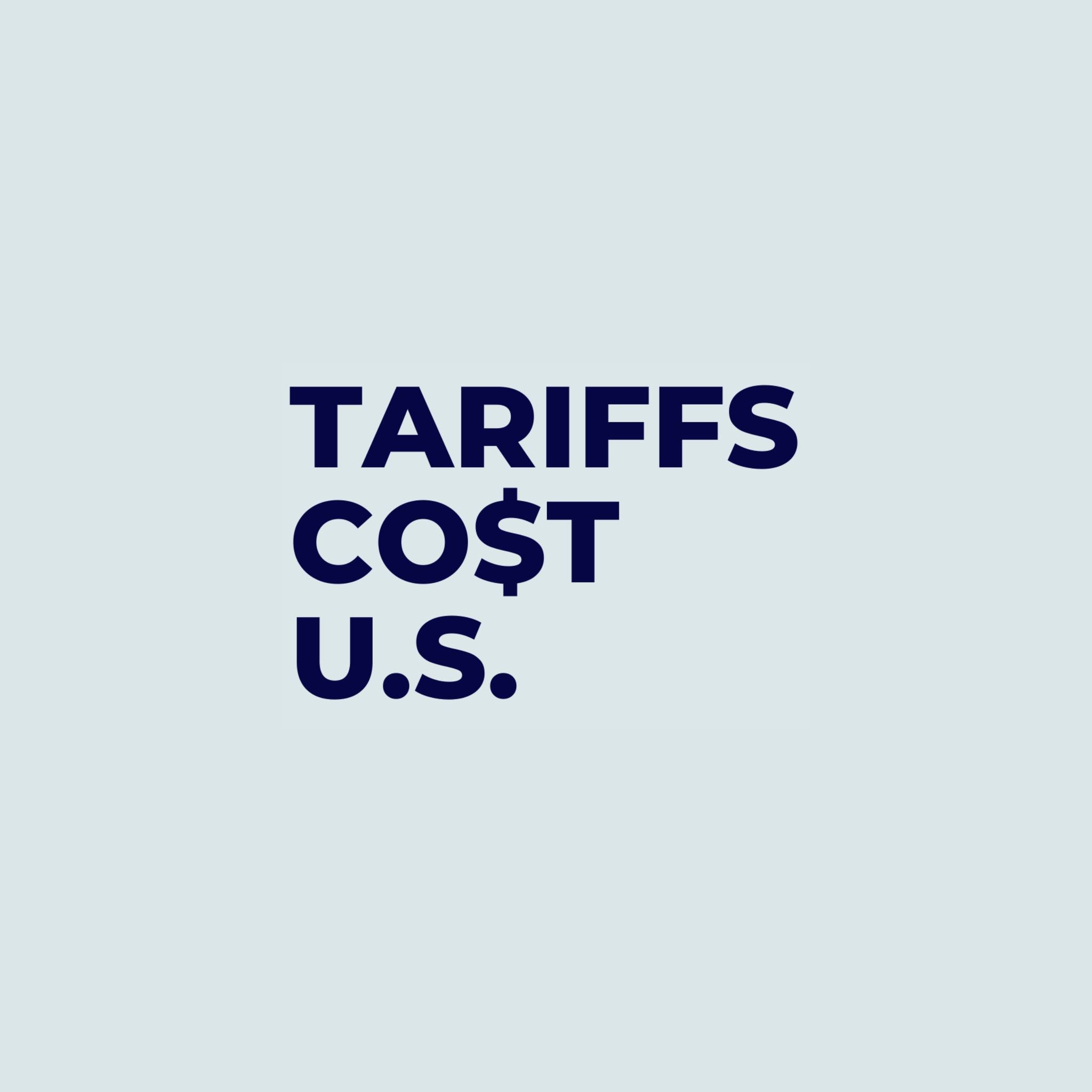 Tariffs Cost US | Washington D.C. DC