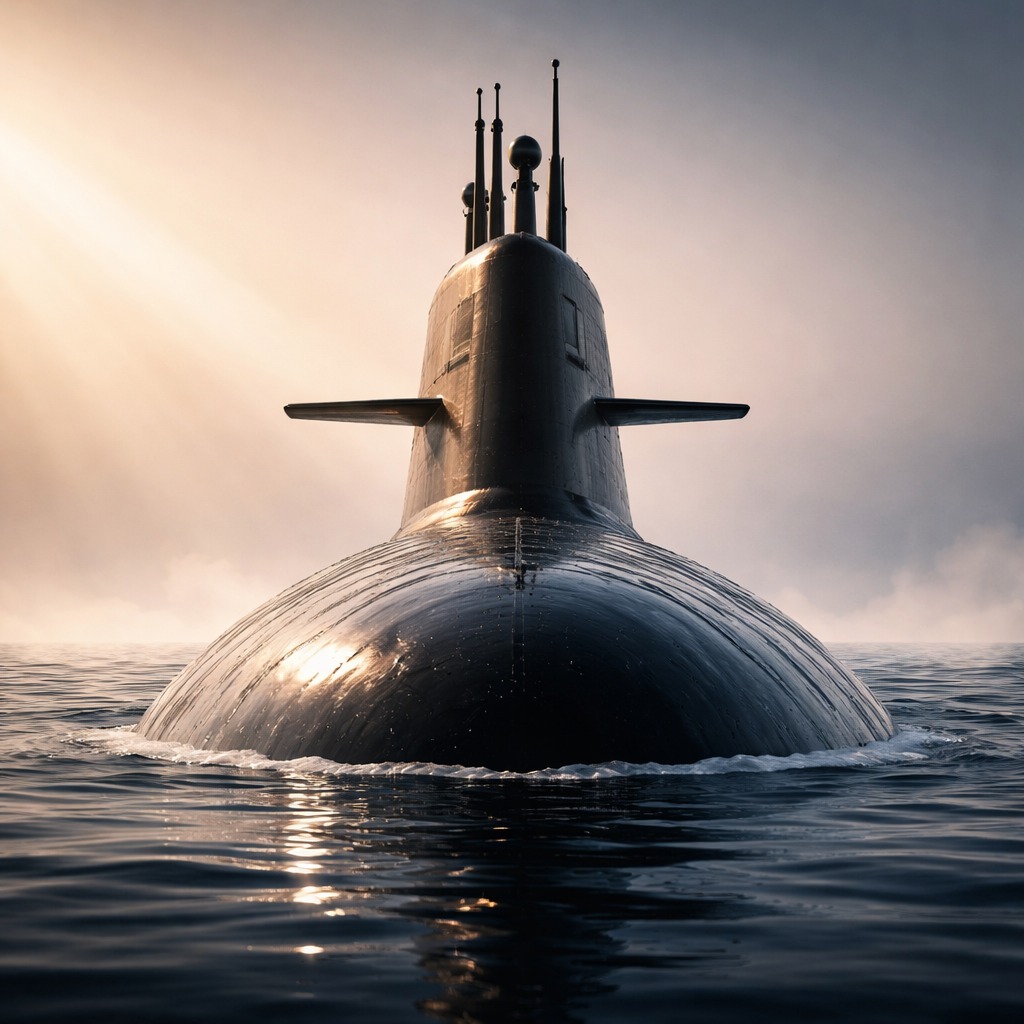 Power in motion. 🚢💨 An SSN cuts through open ocean at speed ...