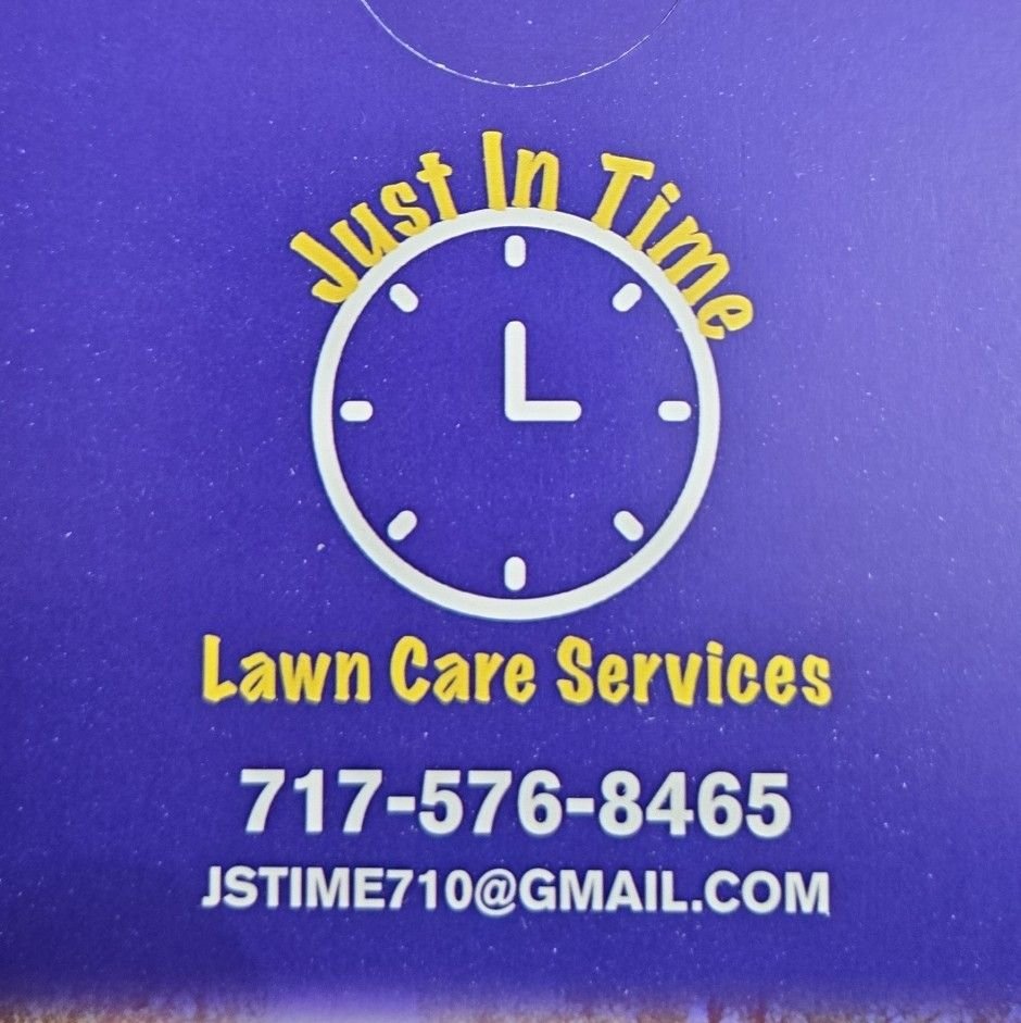 Just In Time Lawn Care services