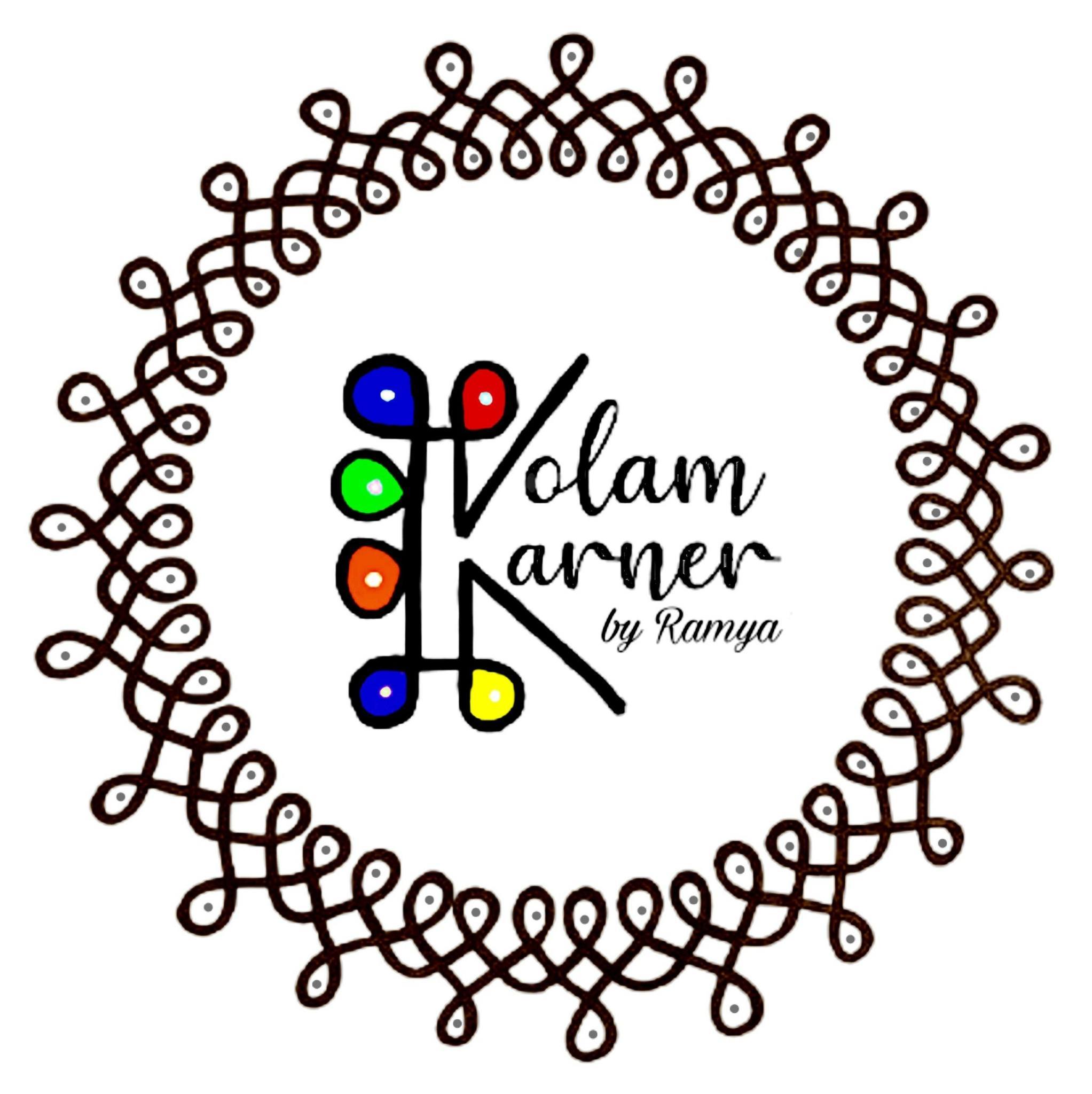 Tulasimaadam kolam 🔯 A simple and easy kolam for the day ️ #kolam # ...