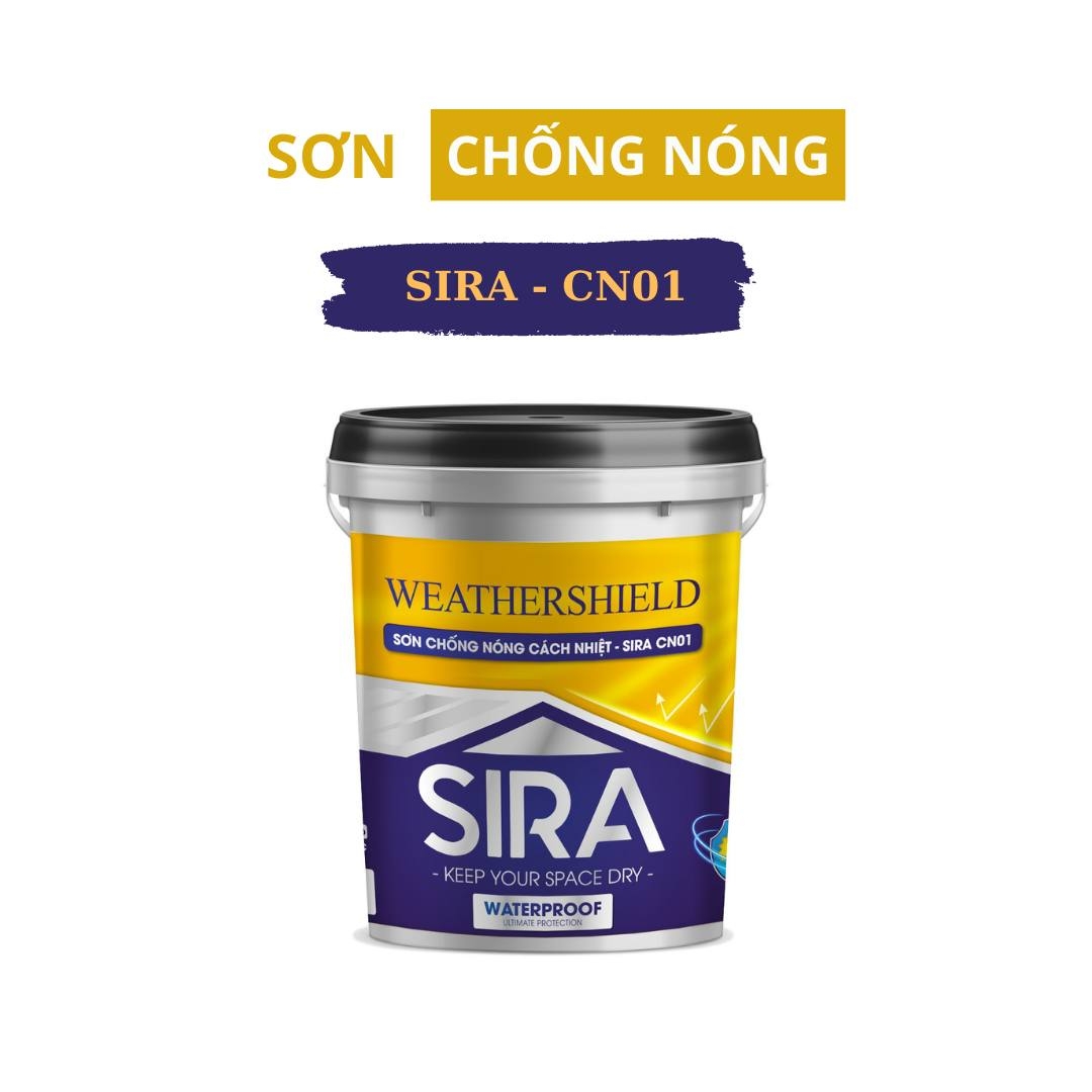 SIRA CN01 Sơn Chống Nóng Mái Tôn & Sân Thượng | Hanoi