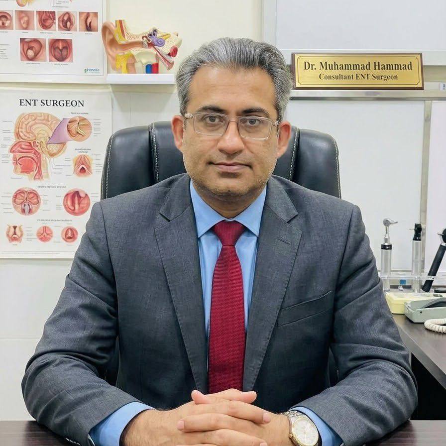 Dr Muhammad Hammad consultant ENT specialist Head and neck surgeon | Lahore