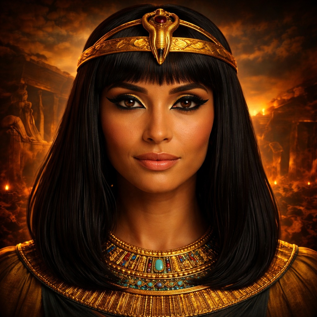 She didn't just claim to be a goddess. She performed it. Cleopatra ...