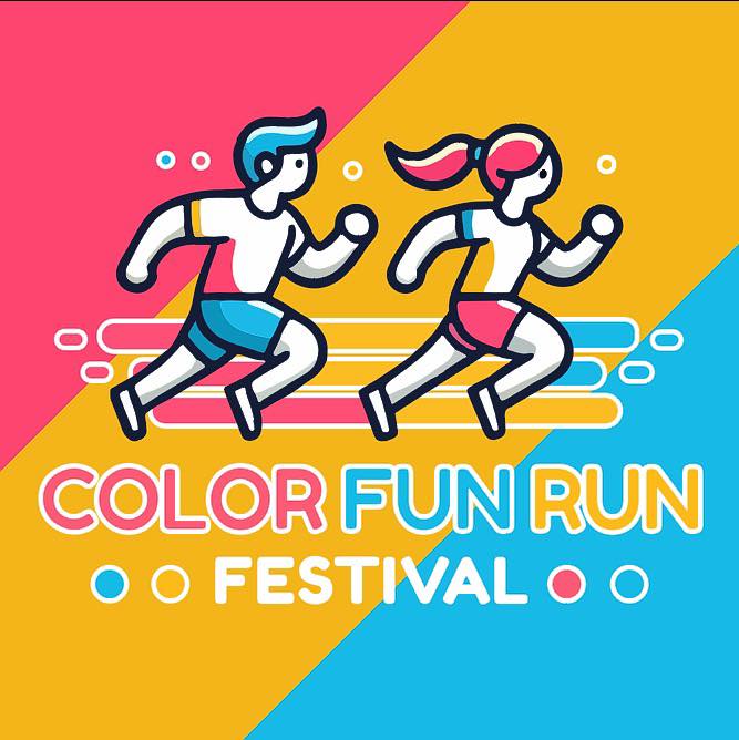 Couple Color Fun Run