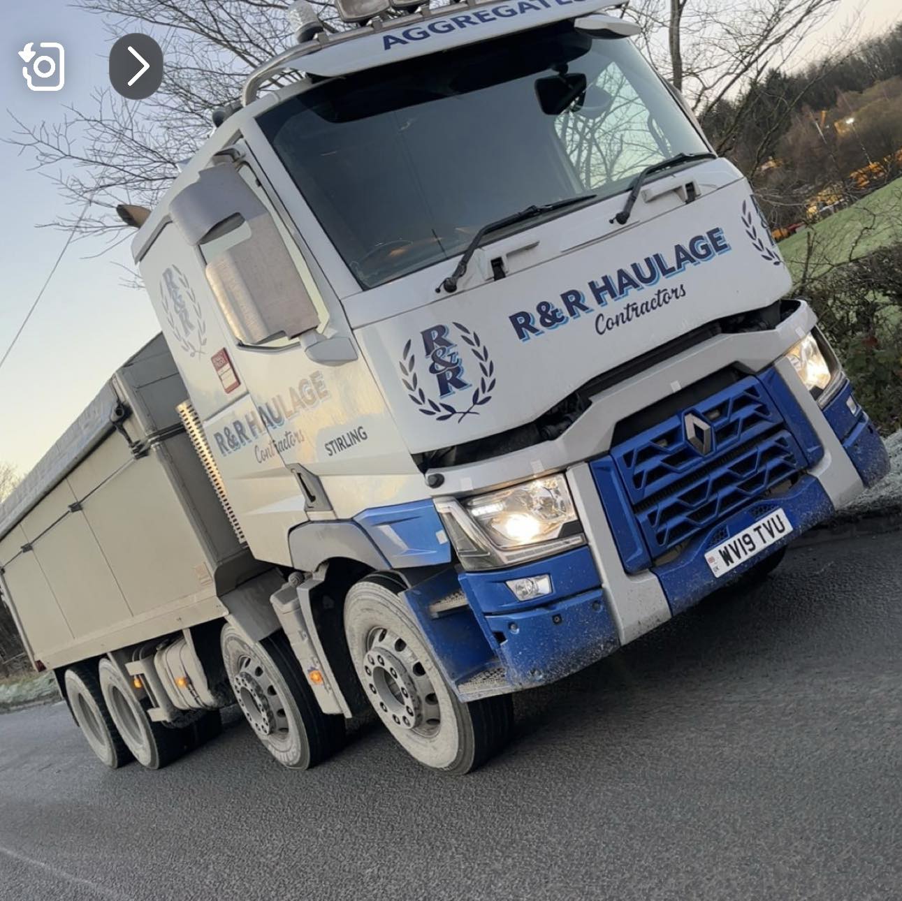R&R haulage contractors | Stirling
