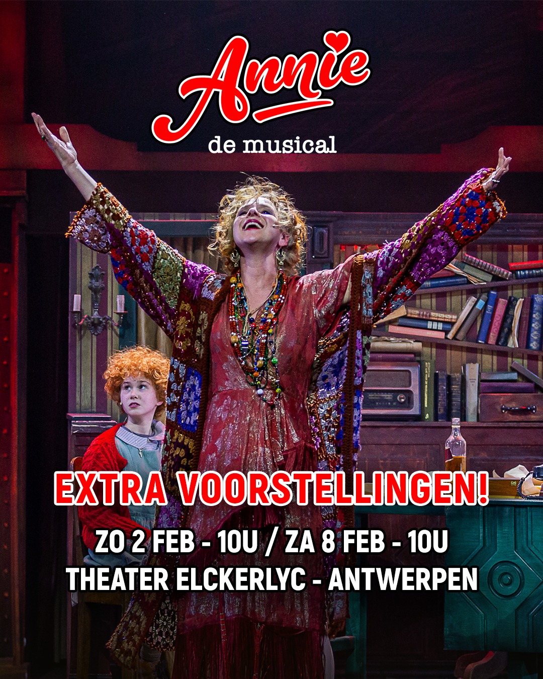 Backstage - 🚨 Big news! 🚨 Jullie sluiten 'Annie - De Musical' massaal ...