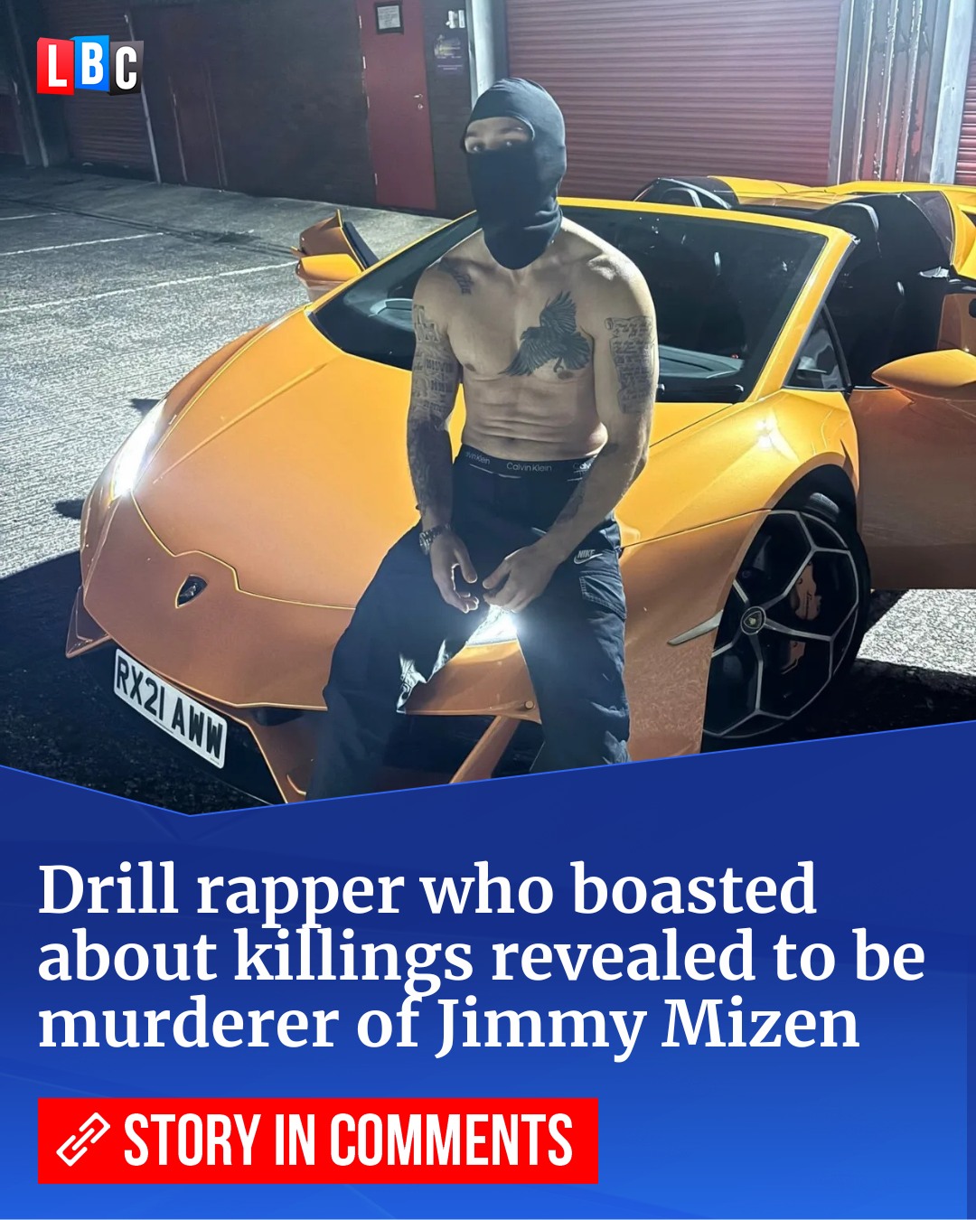 LBC - The rapper, who appeared on the BBC, has been...